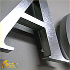 Объемные буквы из нержавеющей стали (без подсветки), фото 3