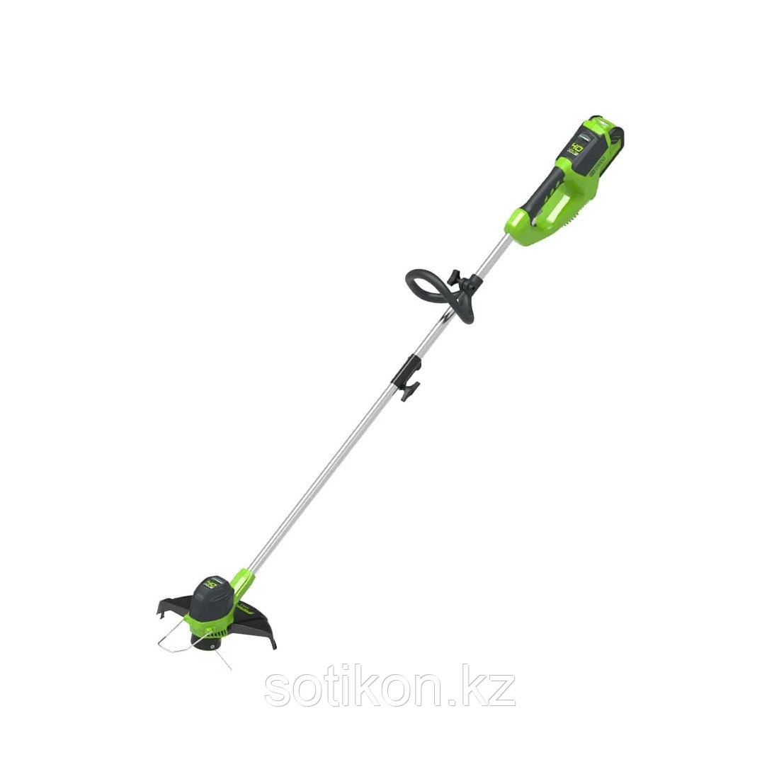 Триммер аккумуляторный Greenworks 2101507UB 40V 30 см с 1хАКБ 4 Ач и ЗУ