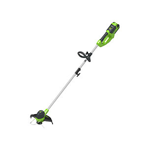 Триммер аккумуляторный Greenworks 2101507UB 40V 30 см с 1хАКБ 4 Ач и ЗУ, фото 1