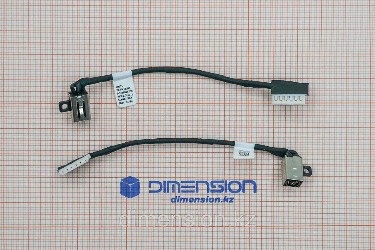 Разъем, гнездо, порт питания для DELL Inspiron 15 3520 P112F  3501 P90F 3530 3511 3515 5593​​​​​​​ 3405 3505 3511 3515
