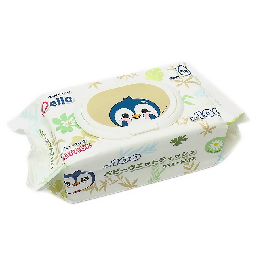 Влажные салфетки Mello, 100 шт