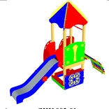 Артикул: ДИК 003-01 Алтын орда От 3 до 10 лет ДхШхВ 4,2м х 1,85м х 3,45м