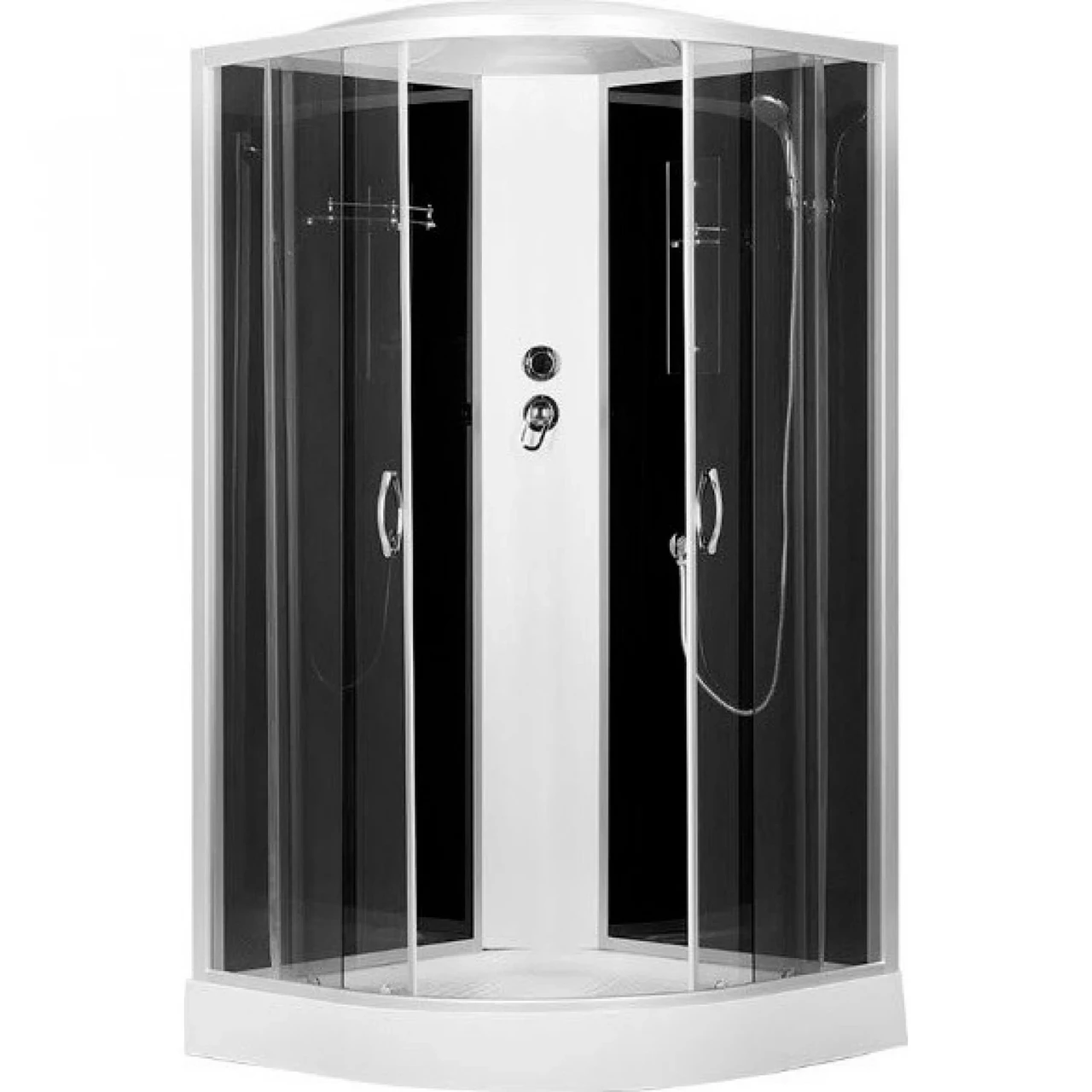 Душевая кабина ERLIT ER3510P-C4 1000*1000*2150 низкий, серый поддон, тонированное стекло