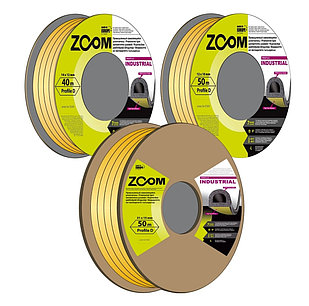 Уплотнитель D черный INDUSTRIAL 12х10мм х 50м ZOOM_(8228)