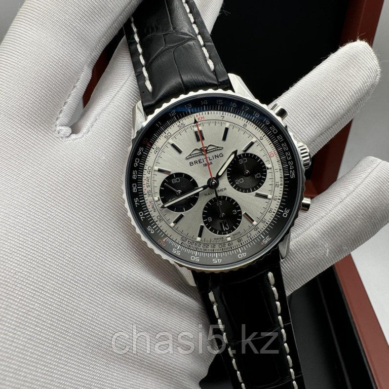 Мужские наручные часы Breitling Montbrillant Datora - Дубликат (24189)