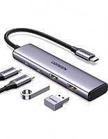 Разветвитель HUB UGREEN CM473 15395 USB-C