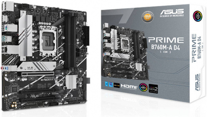 Материнская плата ASUS PRIME B760M-A D4-CSM BOX