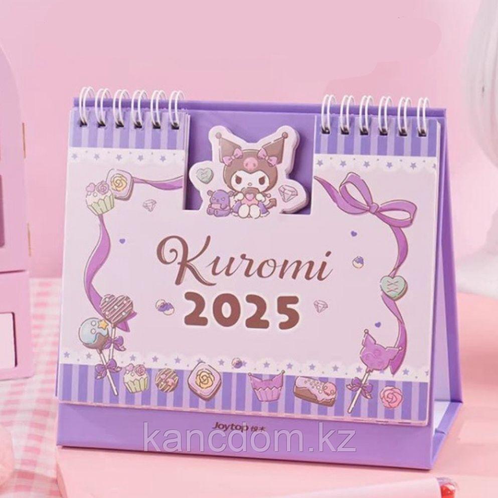 Календарь 2025, Kuromi, складной на пружине JT-102290-2
