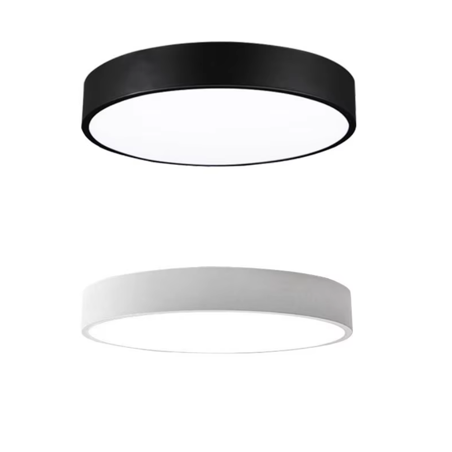 Потолочный LED Светильник KJXD-16-1 24W круг белый/черный PROSVET, фото 1