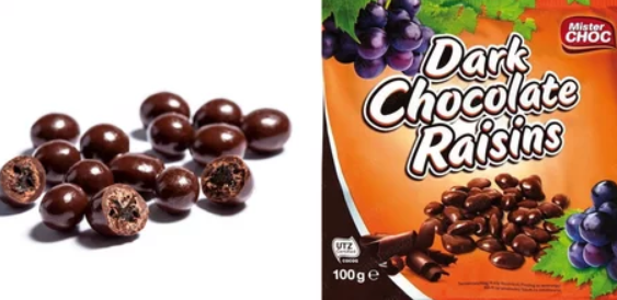 Изюм в молочном шоколаде Master Choc  100 гр.