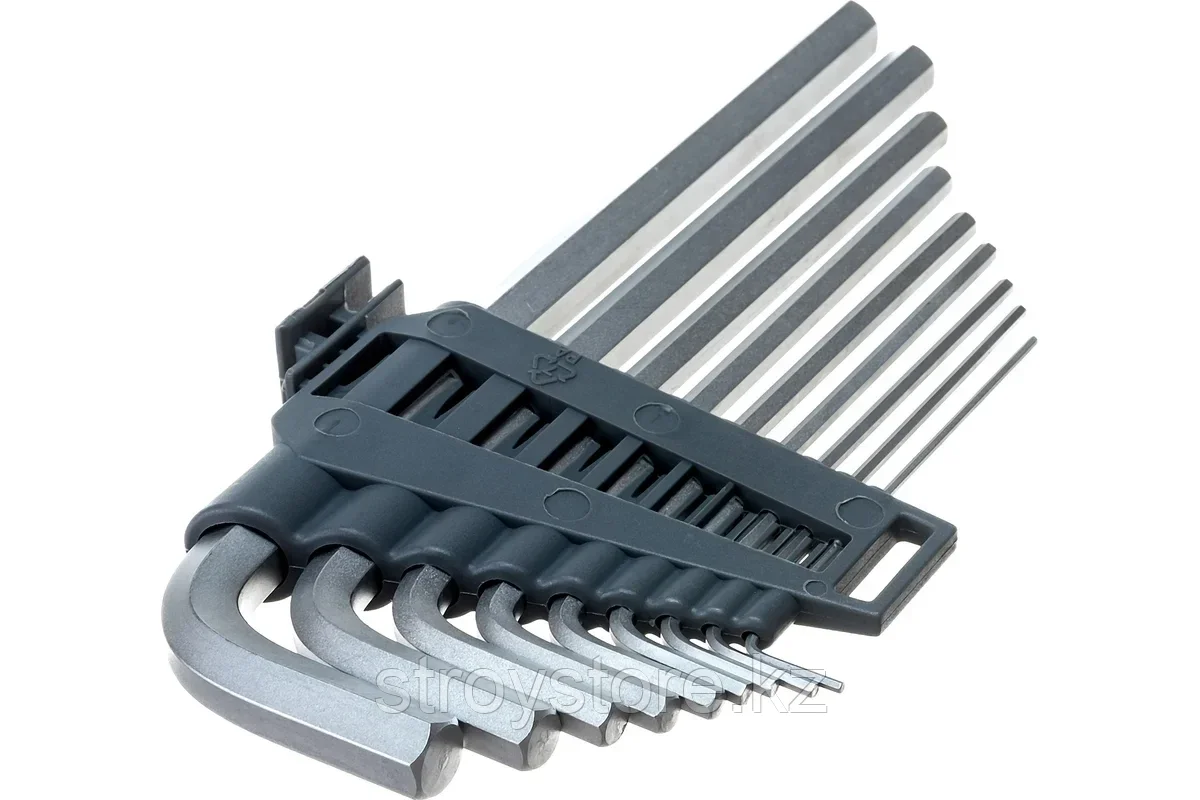 Набор длинных имбусовых ключей, 9 шт, ЗУБР