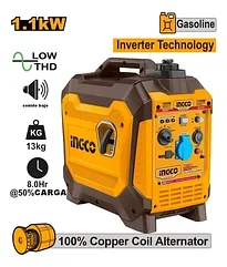 INGCO Генератор инверторный бензиновый INDUSTRIAL 1.1 кВт, шт
