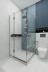 Душевая перегородка угловая распашная 900*900*2150 мм
