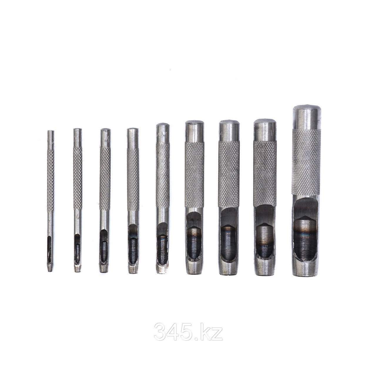 Набор пробойников для кожи 2 3 4 5 6 8 9 10 13 мм, 9 шт, чехол Сибртех, фото 1
