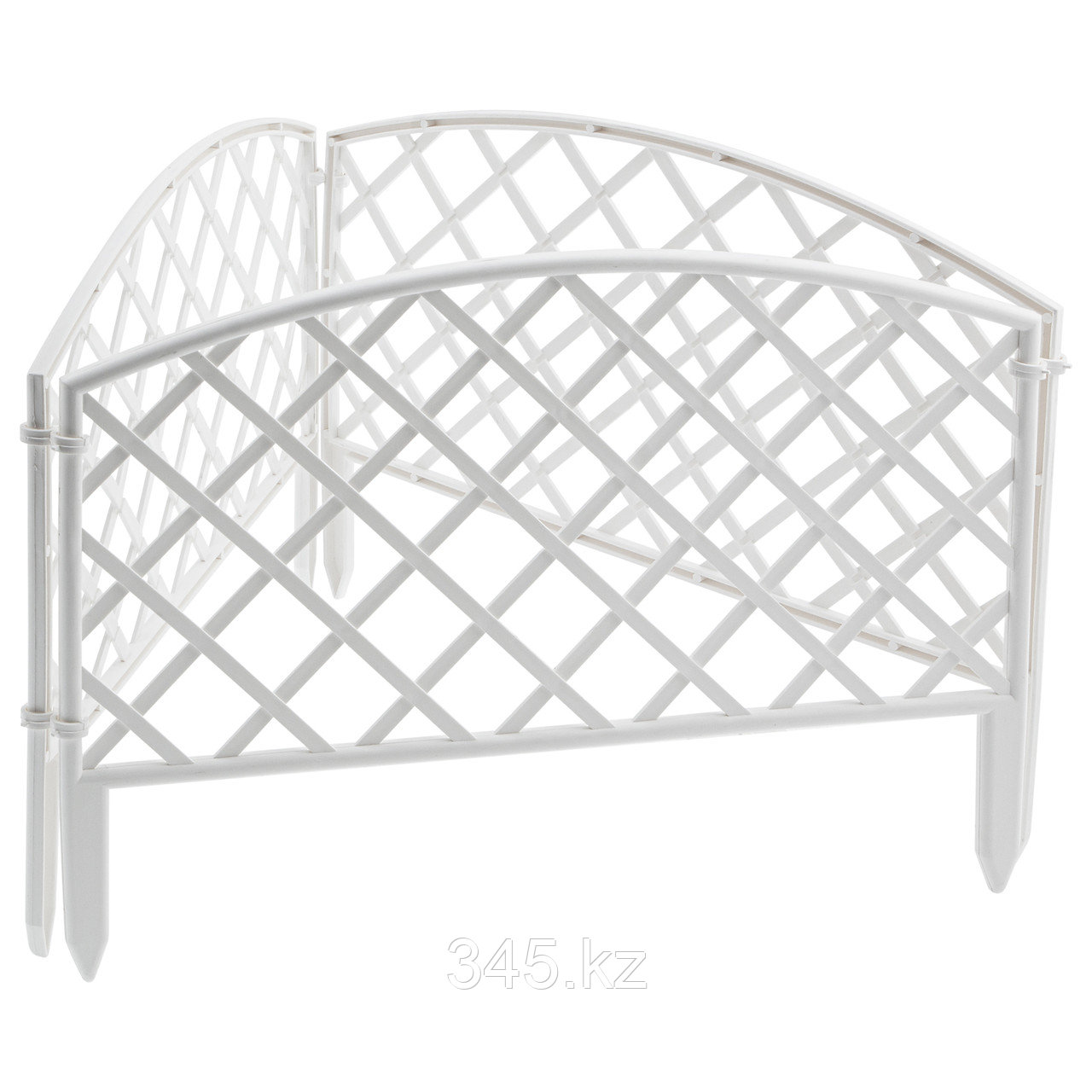 Забор декоративный "Сетка", 24 х 320 см, белый, Palisad