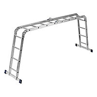 Лестница шарнирная алюминиевая, 4 х 4 ступени, Сибртех