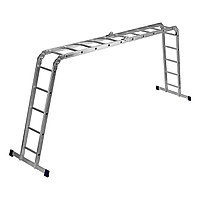 Лестница шарнирная алюминиевая, 4 х 5 ступеней, Сибртех