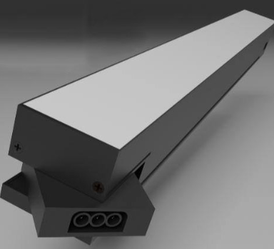 Офисный линейный светильник трансформер на тросе 80W, фото 1