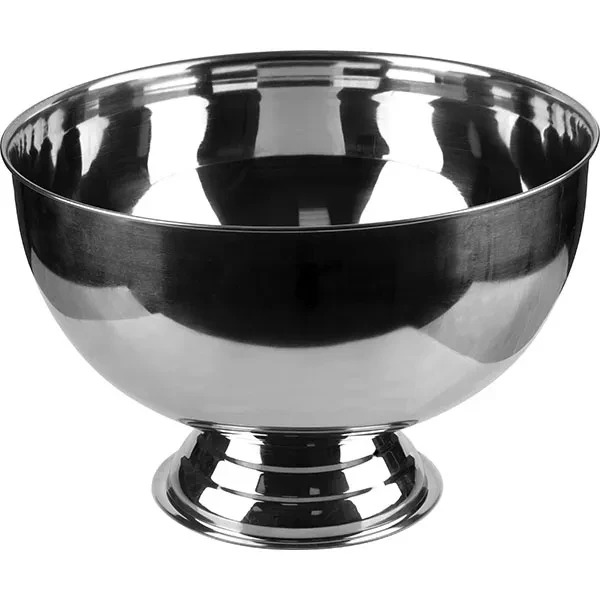 Емкость для пунша «Проотель» сталь нерж. 7л D=36,H=25,B=36см металлич., фото 1