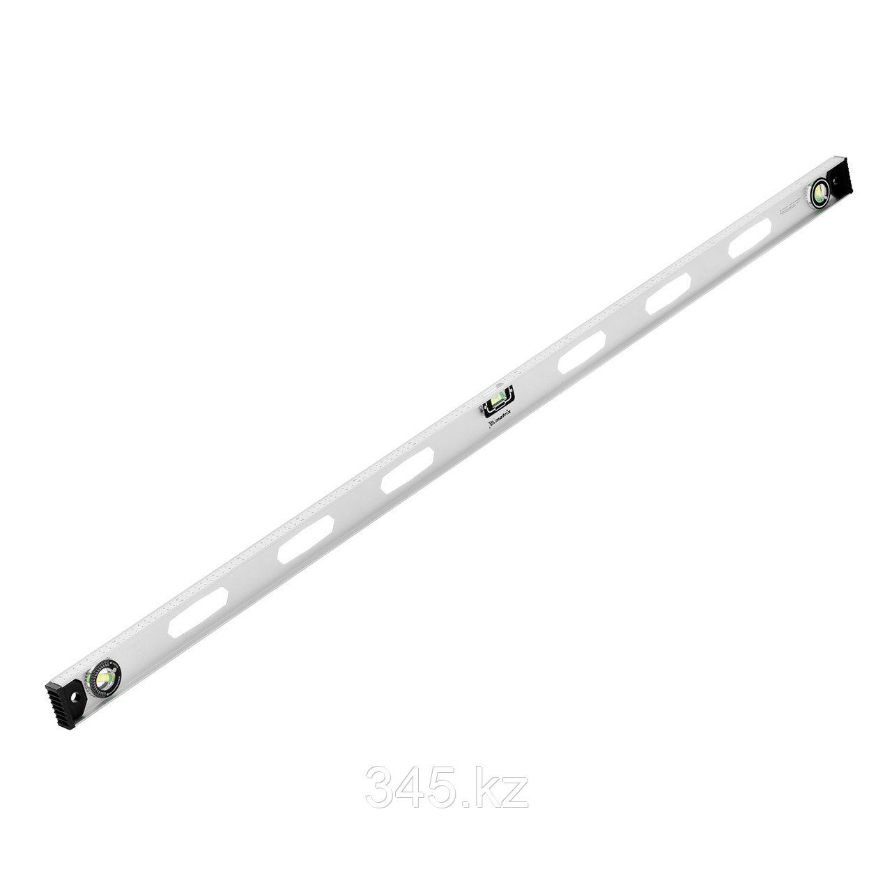 Уровень алюминиевый "Рельс", 1500 мм, 3 глазка (1 поворотный) Matrix