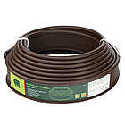 Бордюр "Лента", 10 х 1000 см, полиэтиленовый, коричневый, Сибртех