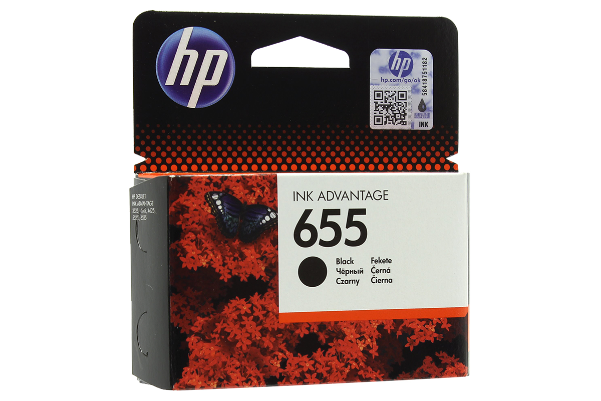 hp Картридж HP CZ109AE №655 черный
