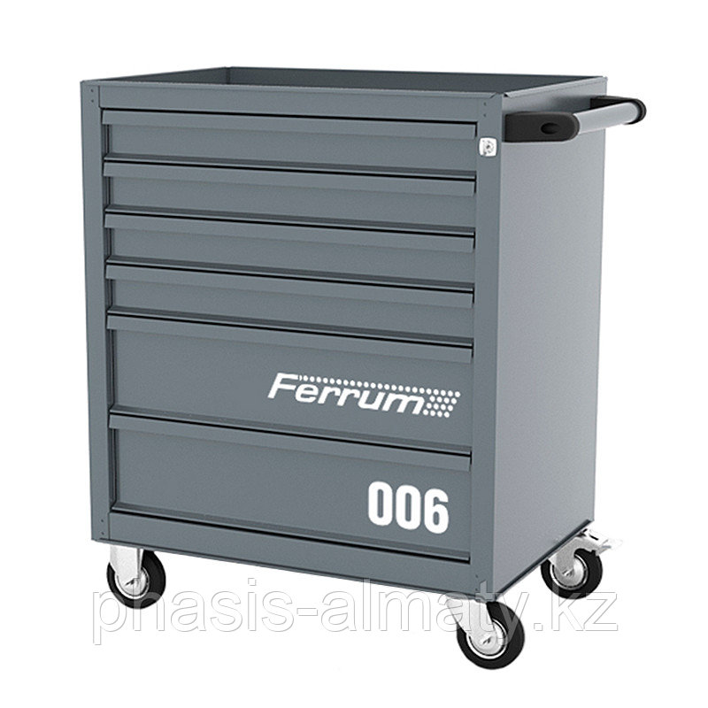 Тележка инструментальная с 6 ящиками FERRUM 02.006L, фото 1
