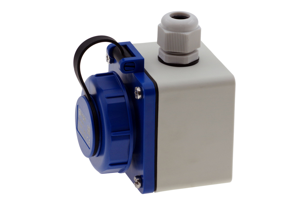 INPIN Розетка настенная 16А/250V/2P+E/IP66/67