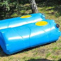 Емкость прямоугольная горизонтальная, 750л