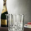Емкость для льда хр.стекло 1,65л D=18,3,H=15,4см прозр., фото 3