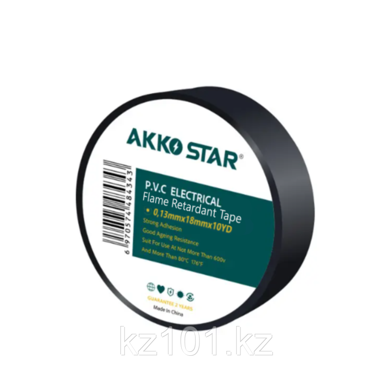 Изоляционная ПВХ-лента AKKO STAR AK51209, 10 шт
