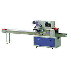 Горизонтальная упаковочная машина DXDZ-450B (3 servo, рег. форм., min bag L 180, S 450, H 100,