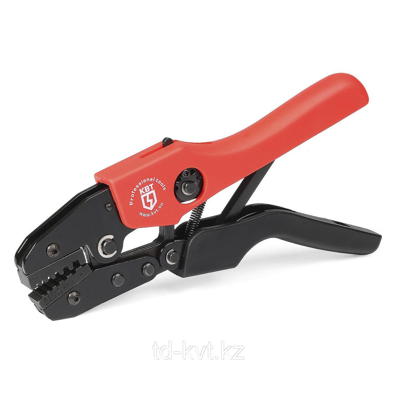 Пресс-клещи CTK-02 серия ПРОФИ (кримпер) для опрессовки втулочных наконечников