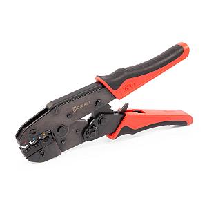 Пресс-клещи СТО-01 серия ПРОФИ (кримпер) с матрицей для опрессовки изолированных и неизолированных