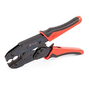 Пресс-клещи СТО-07 серия ПРОФИ (кримпер) с матрицей для опрессовки изолированных и неизолированных