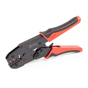 Пресс-клещи СТО-14 серия ПРОФИ (кримпер) с матрицей для опрессовки изолированных и неизолированных