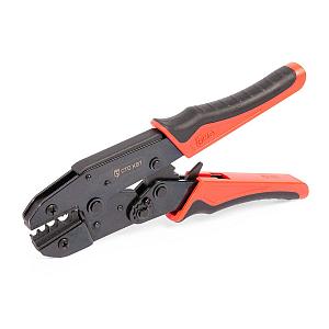 Пресс-клещи СТО-15 серия ПРОФИ (кримпер) с матрицей для опрессовки изолированных и неизолированных