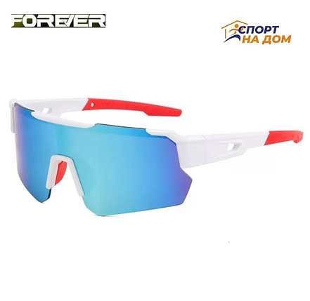 Спортивные очки для бега и велосипеда Forever Белые + Чехол, фото 1