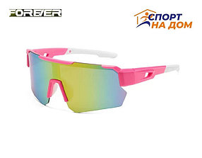 Спортивные очки для бега и велосипеда Forever Розовые + Чехол