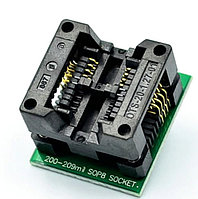 SOIC8/SOP8 - DIP8 панелька-адаптер 200 mil (ZIF, шаг 1.27 мм)
