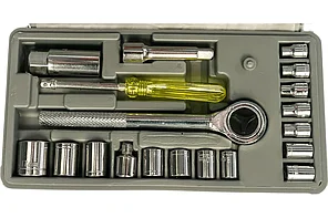 Набор инструмента универсальный, 20 предм. DEXX (3/8",+ 1/4")