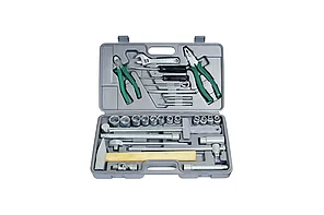 Набор слесарно-монтажного инструмента, в пластиковом кейсе, 29 шт, НИЗ "УНИВЕРСАЛ - 2"