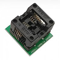 Адаптер SOP8-DIP8 150mil для программатора (ZIF-переходник, шаг 1.27 мм)