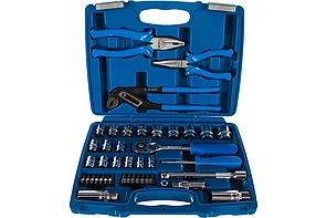 Набор инструмента универсальный, 42 предм., ЗУБР Профессионал Эксперт-42, (1/4"+ 3/8")