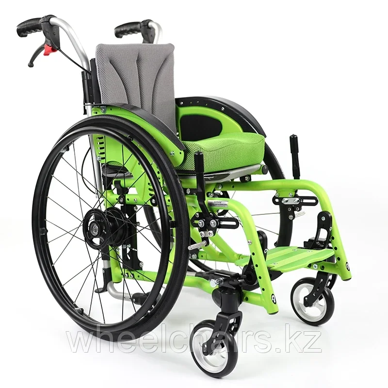 Складная инвалидная коляска Jump alpha - Folding wheelchair, для детей и молодежи