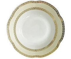 BOLERO VIENNA GOLD тарелка суповая 22,5 см (E363) Cmielow
