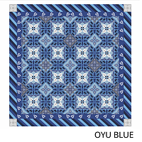 Платок Aspan Oyu blue 60*60 см