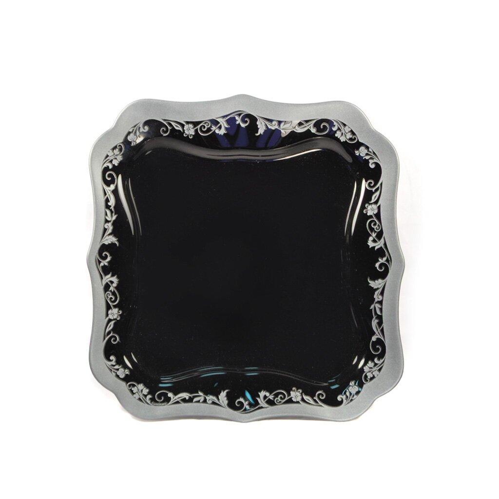 AUTHENTIC SILVER BLACK тарелка под второе 26cм