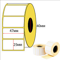 Термоэтикетка самоклеющаяся 47х25 (2000 этикеток в рулоне)