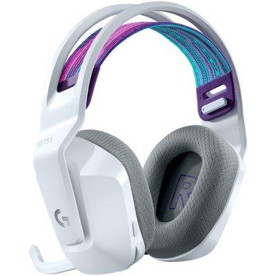 Logitech 981-000883 Гарнитура беспроводная игровая G733 LIGHTSPEED Wireless RGB Gaming Headset - WHITE